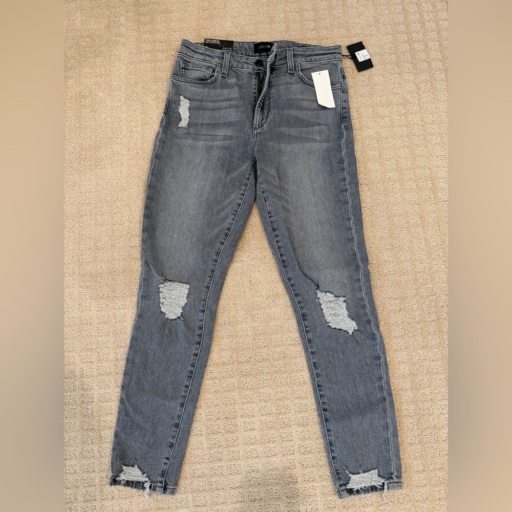 BRAND NEW! Joe’s The high Rise skinny ankle jeans in gray